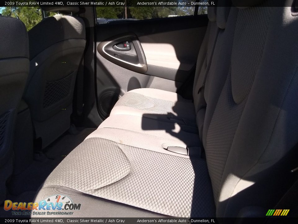 2009 Toyota RAV4 Limited 4WD Classic Silver Metallic / Ash Gray Photo #15