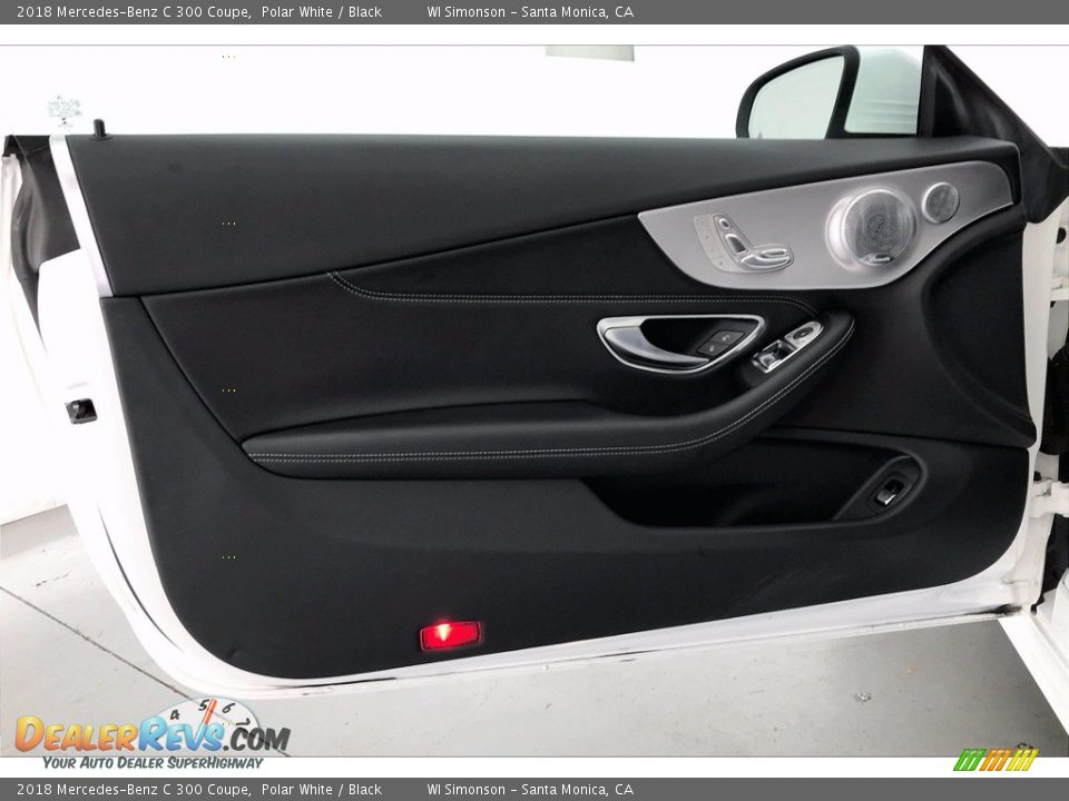 2018 Mercedes-Benz C 300 Coupe Polar White / Black Photo #26
