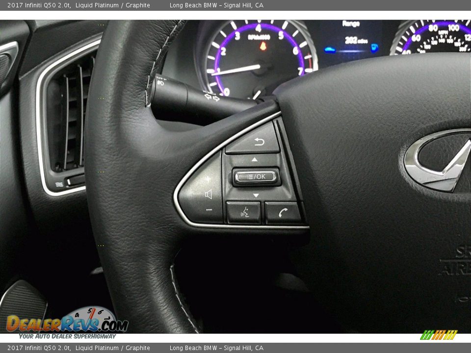 2017 Infiniti Q50 2.0t Steering Wheel Photo #18