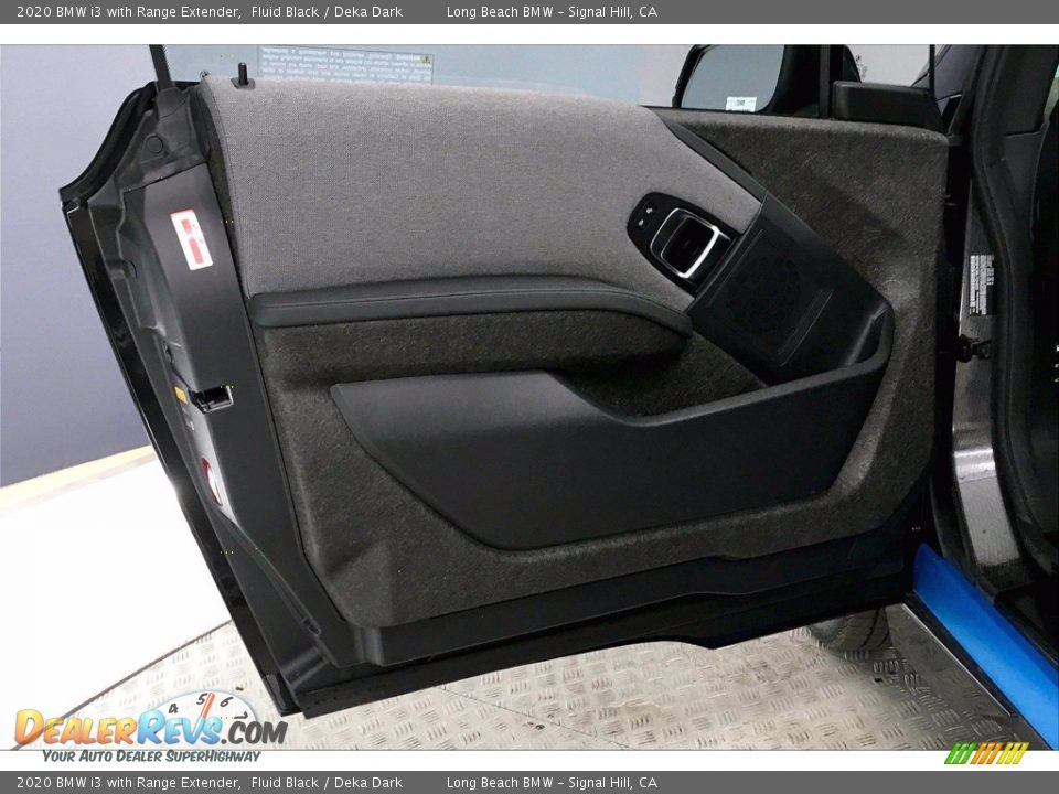 2020 BMW i3 with Range Extender Fluid Black / Deka Dark Photo #13