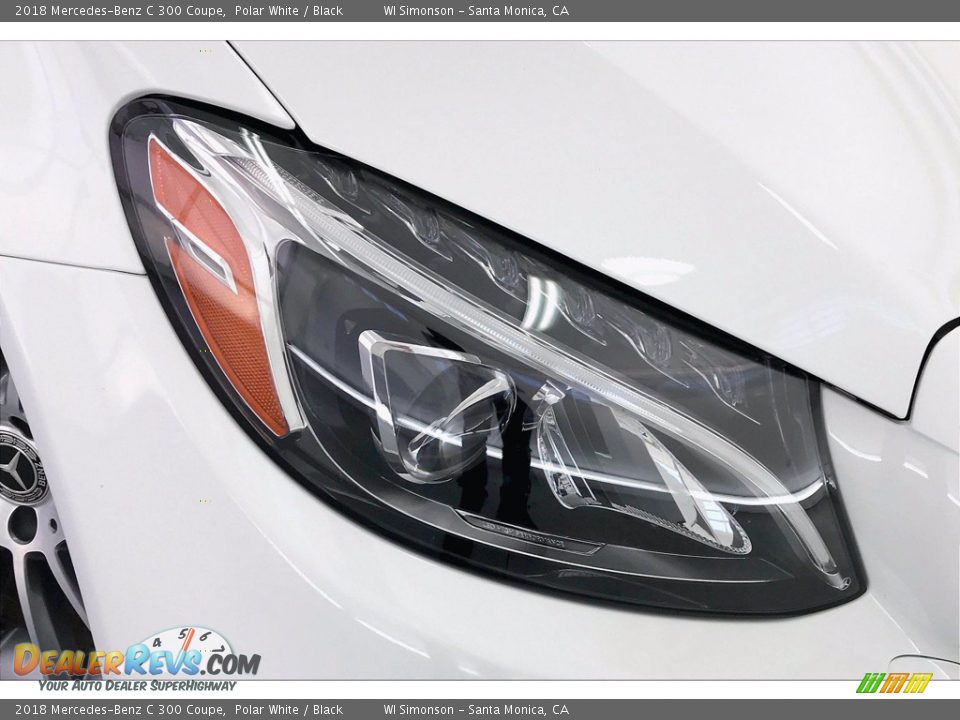 2018 Mercedes-Benz C 300 Coupe Polar White / Black Photo #28