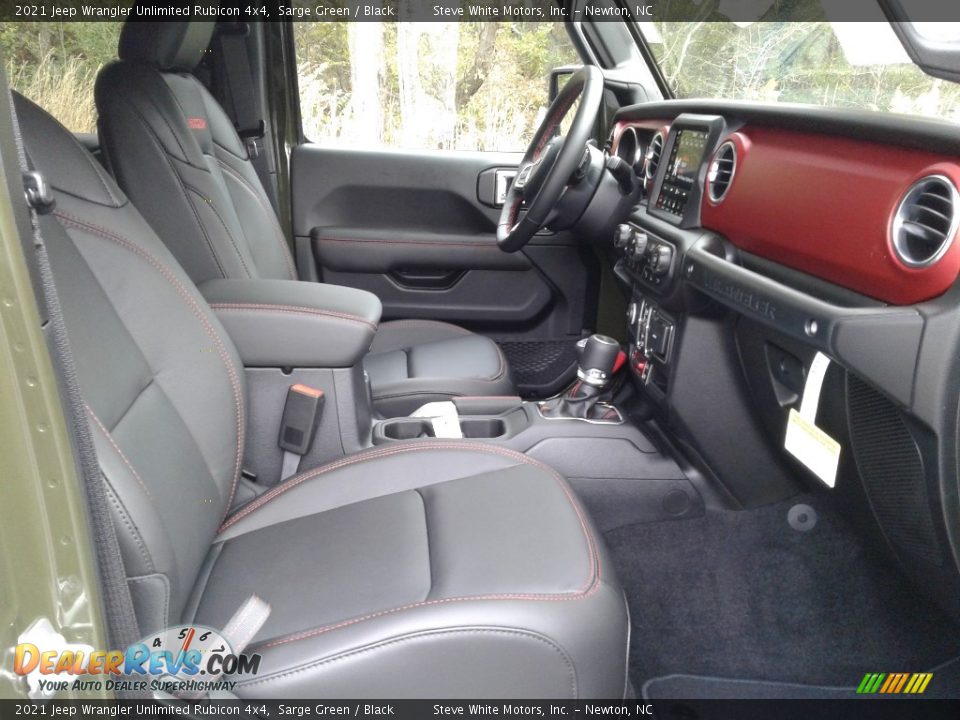 Front Seat of 2021 Jeep Wrangler Unlimited Rubicon 4x4 Photo #18
