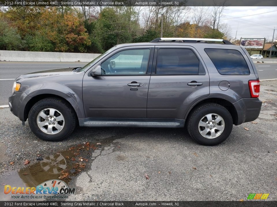 2012 Ford Escape Limited 4WD Sterling Gray Metallic / Charcoal Black Photo #4