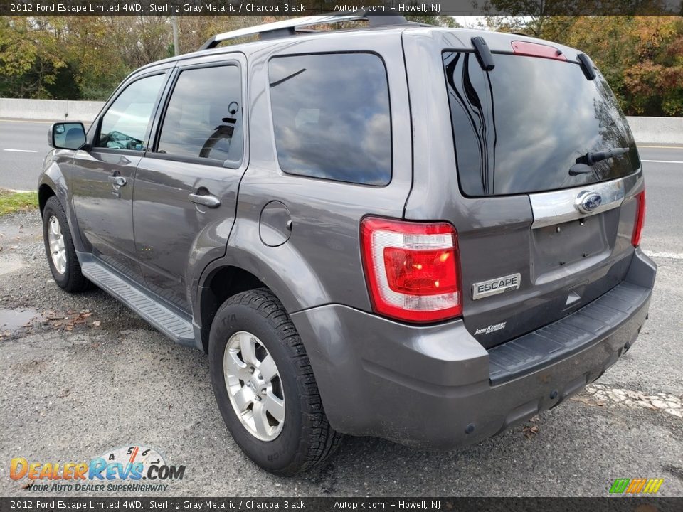 2012 Ford Escape Limited 4WD Sterling Gray Metallic / Charcoal Black Photo #5