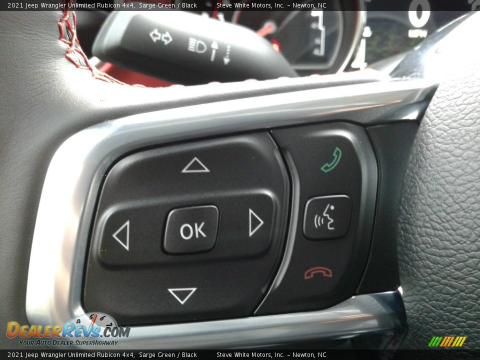 2021 Jeep Wrangler Unlimited Rubicon 4x4 Steering Wheel Photo #20