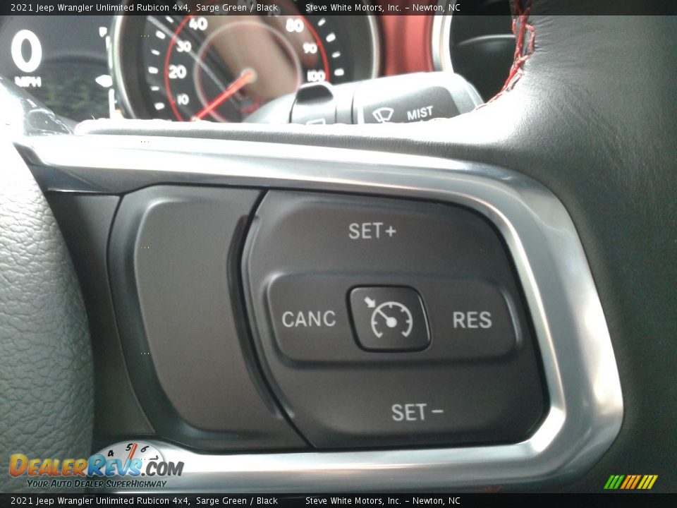 2021 Jeep Wrangler Unlimited Rubicon 4x4 Steering Wheel Photo #21