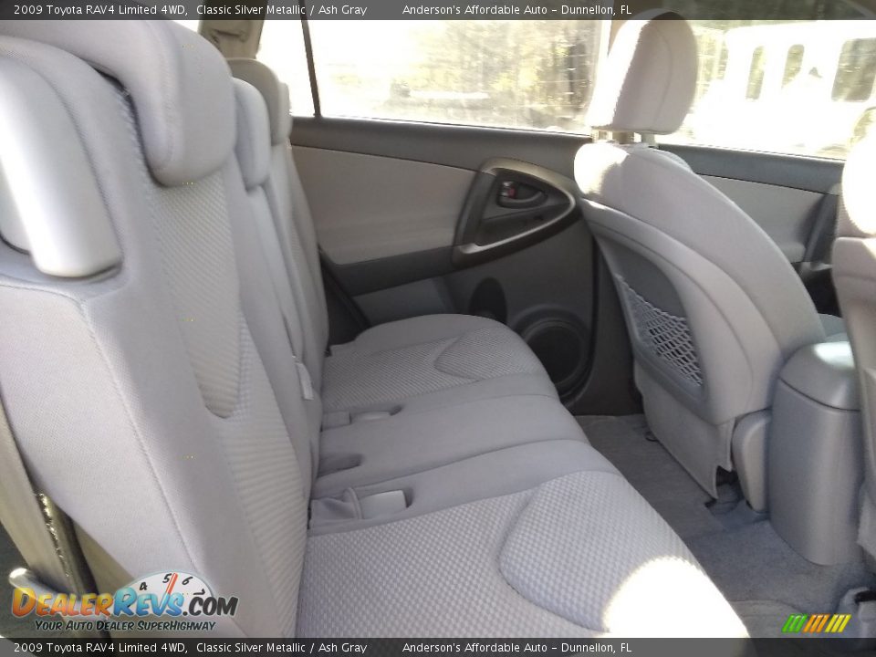 2009 Toyota RAV4 Limited 4WD Classic Silver Metallic / Ash Gray Photo #21