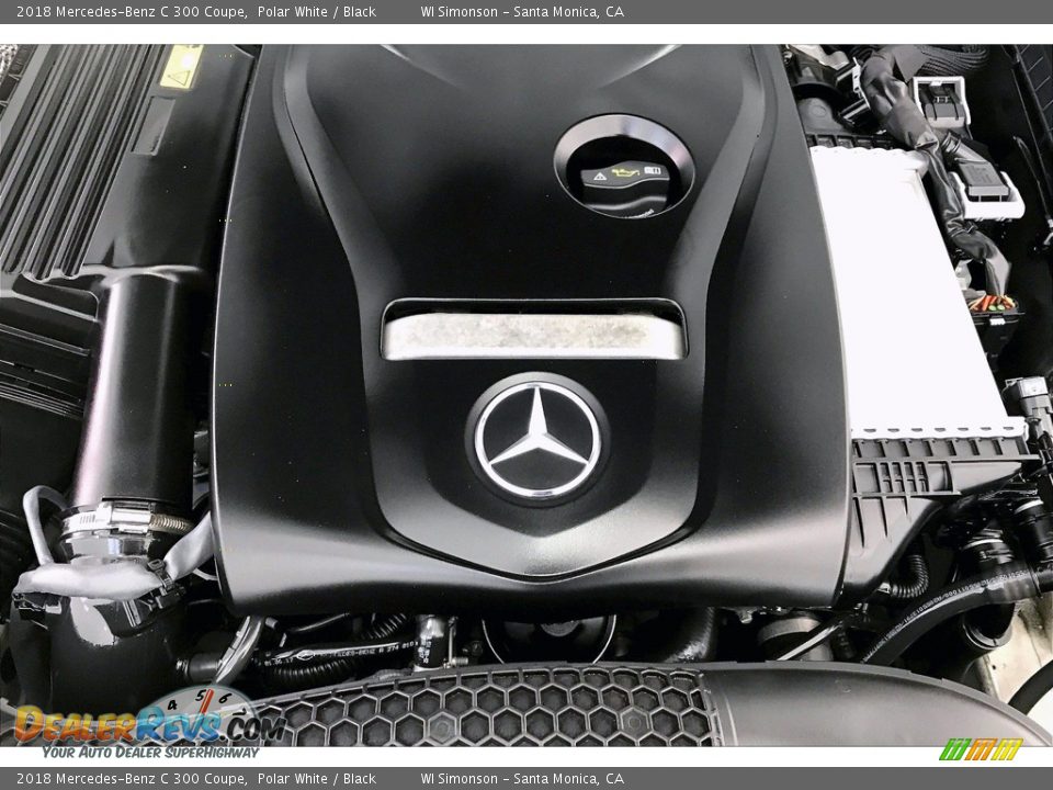 2018 Mercedes-Benz C 300 Coupe Polar White / Black Photo #32