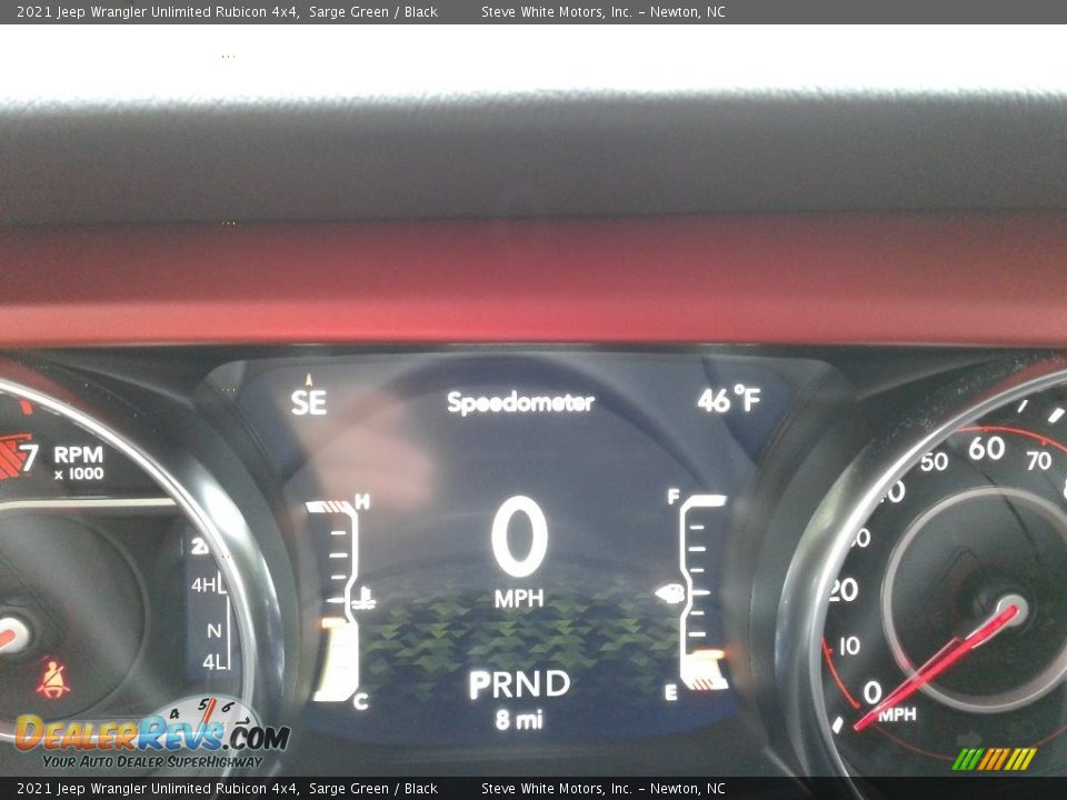 2021 Jeep Wrangler Unlimited Rubicon 4x4 Gauges Photo #22