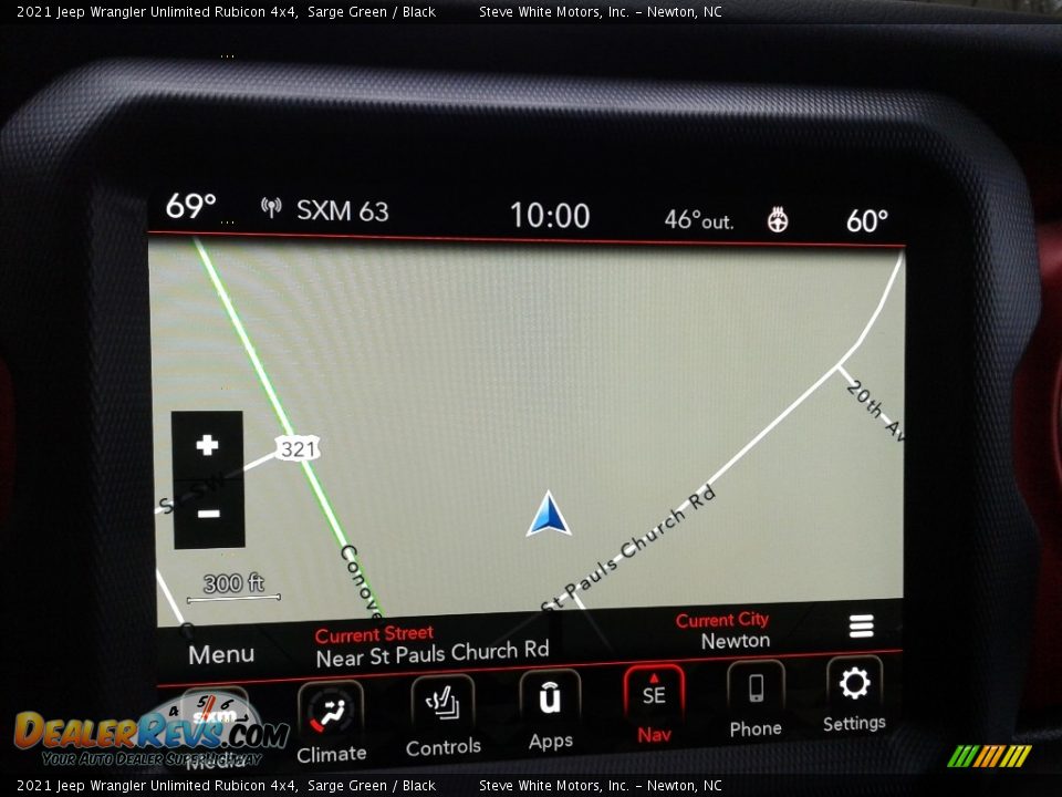 Navigation of 2021 Jeep Wrangler Unlimited Rubicon 4x4 Photo #25