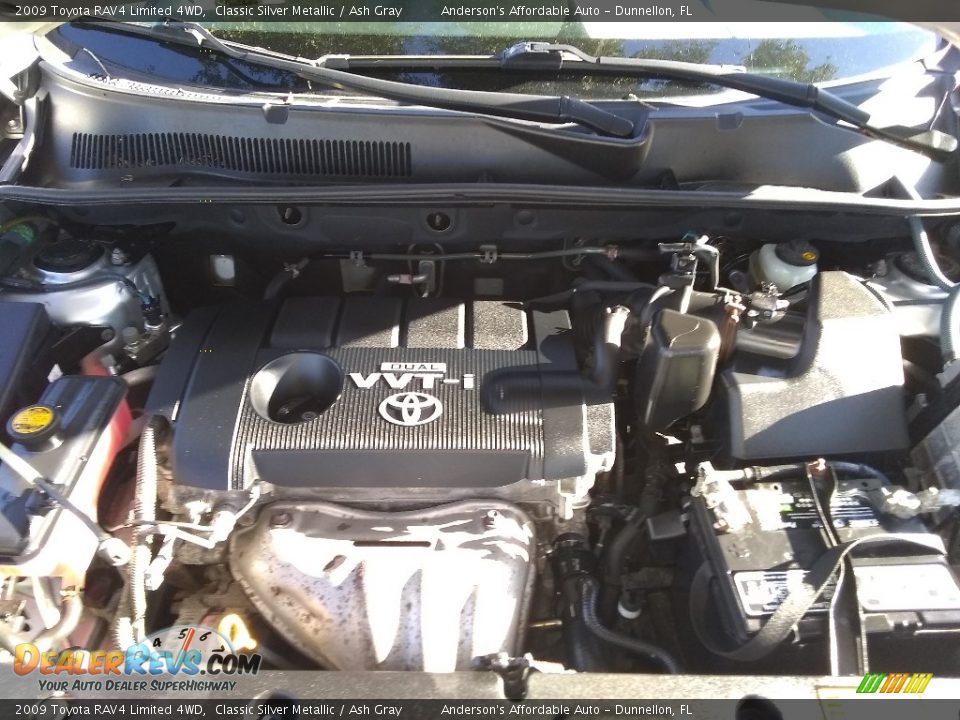 2009 Toyota RAV4 Limited 4WD Classic Silver Metallic / Ash Gray Photo #25