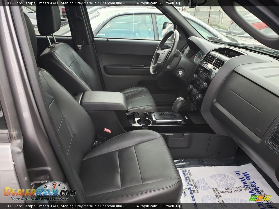 2012 Ford Escape Limited 4WD Sterling Gray Metallic / Charcoal Black Photo #14