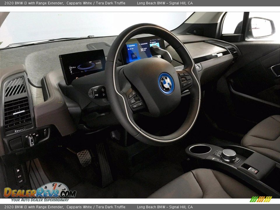 2020 BMW i3 with Range Extender Capparis White / Tera Dark Truffle Photo #7