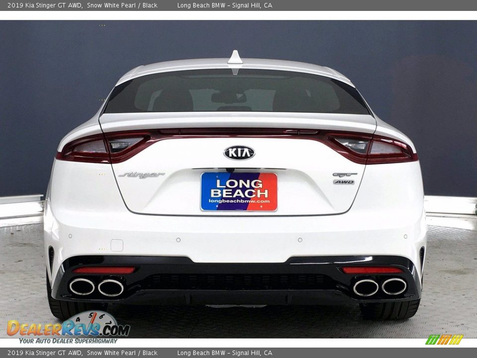 2019 Kia Stinger GT AWD Snow White Pearl / Black Photo #3