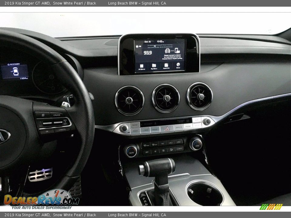 2019 Kia Stinger GT AWD Snow White Pearl / Black Photo #5