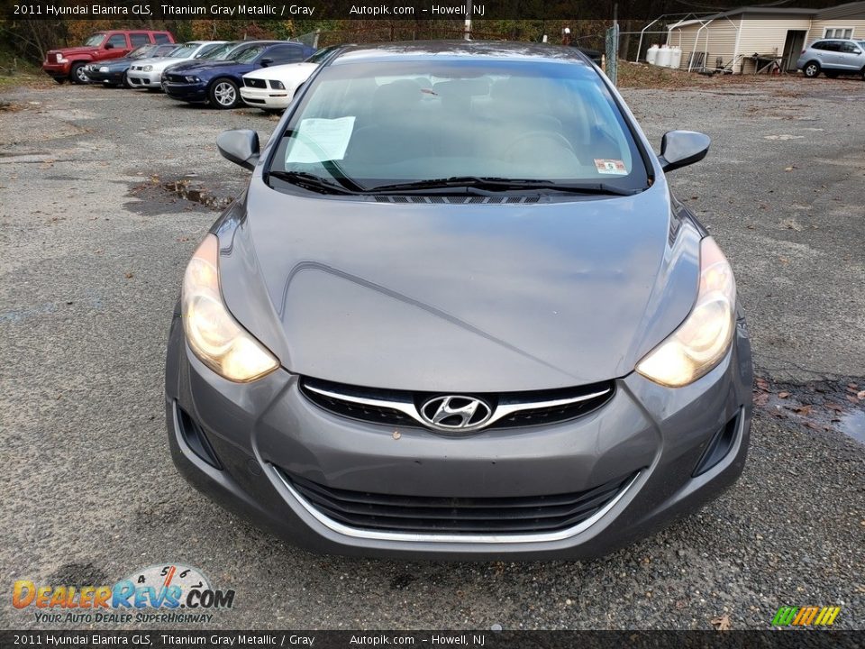 2011 Hyundai Elantra GLS Titanium Gray Metallic / Gray Photo #2