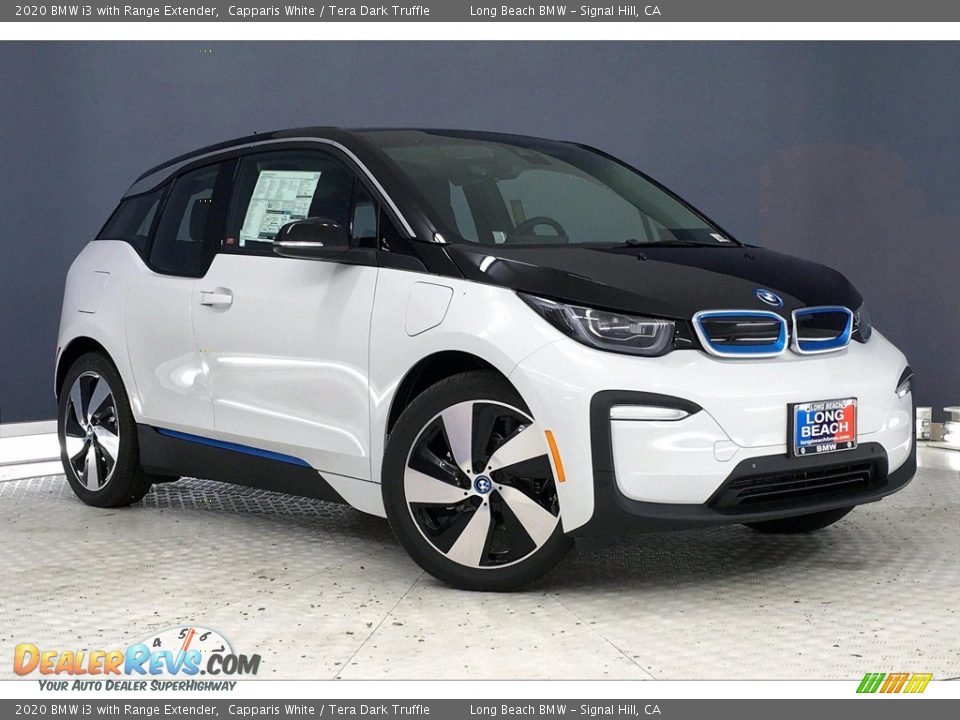 2020 BMW i3 with Range Extender Capparis White / Tera Dark Truffle Photo #19