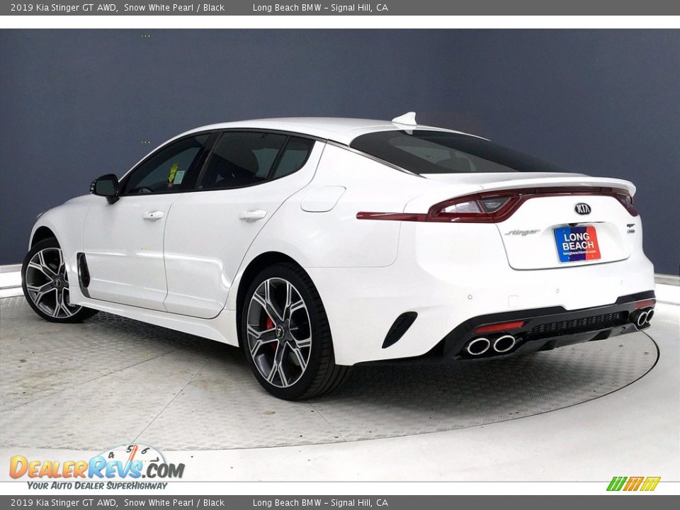 2019 Kia Stinger GT AWD Snow White Pearl / Black Photo #10