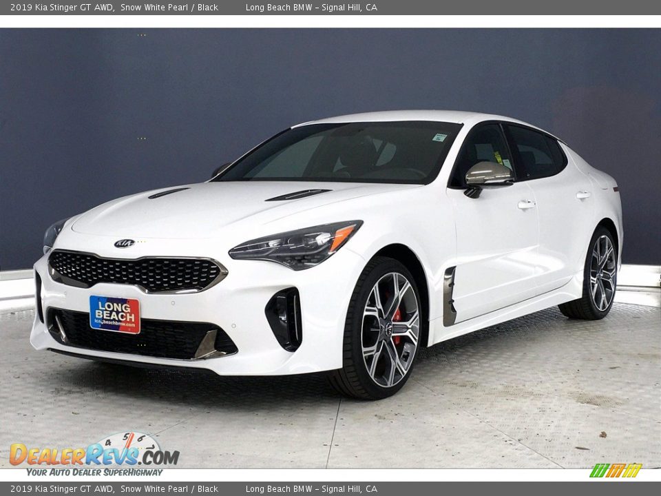 2019 Kia Stinger GT AWD Snow White Pearl / Black Photo #12
