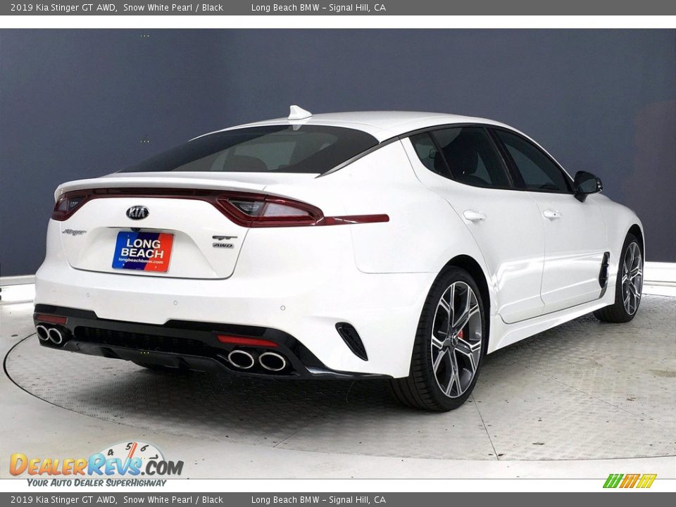 2019 Kia Stinger GT AWD Snow White Pearl / Black Photo #13