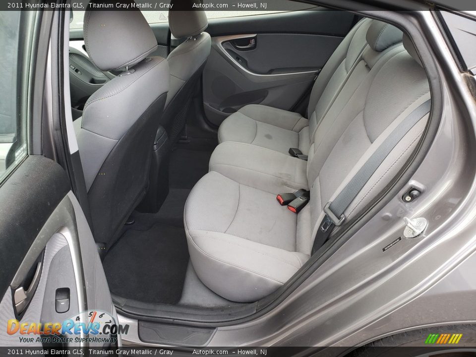 2011 Hyundai Elantra GLS Titanium Gray Metallic / Gray Photo #10
