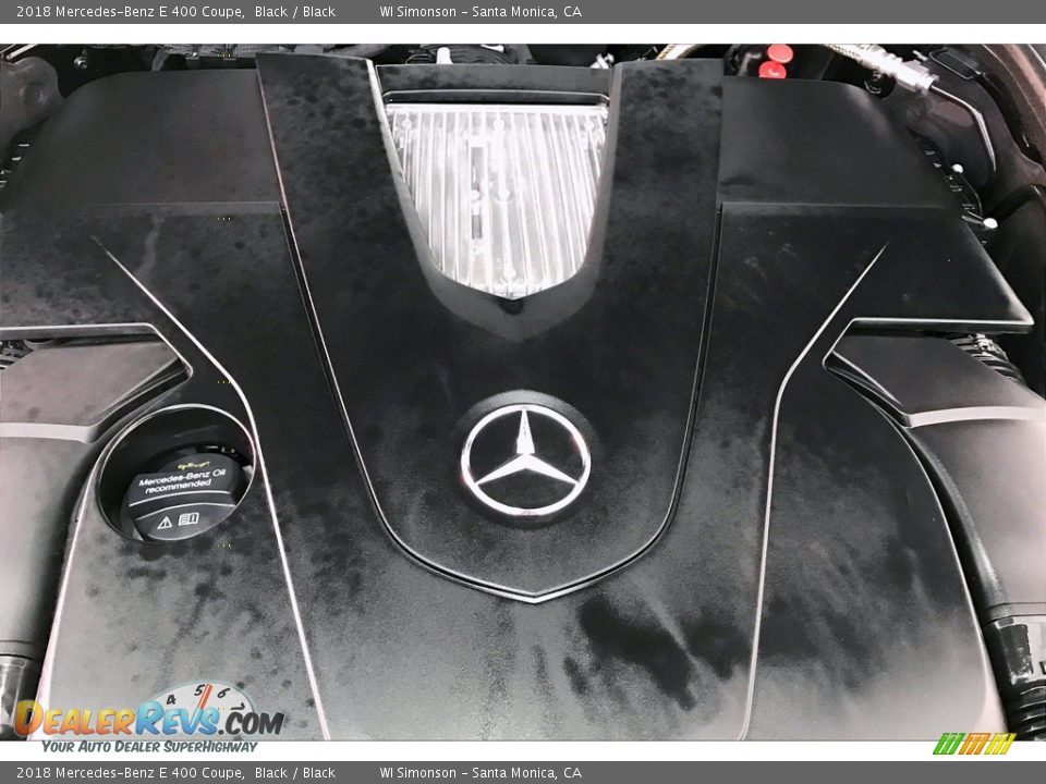 2018 Mercedes-Benz E 400 Coupe Black / Black Photo #32