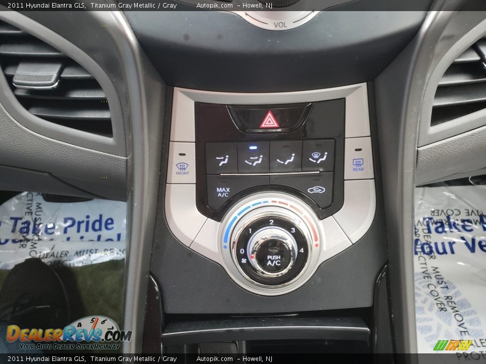 2011 Hyundai Elantra GLS Titanium Gray Metallic / Gray Photo #20