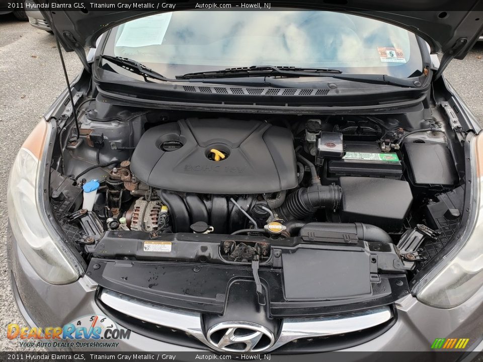 2011 Hyundai Elantra GLS Titanium Gray Metallic / Gray Photo #24