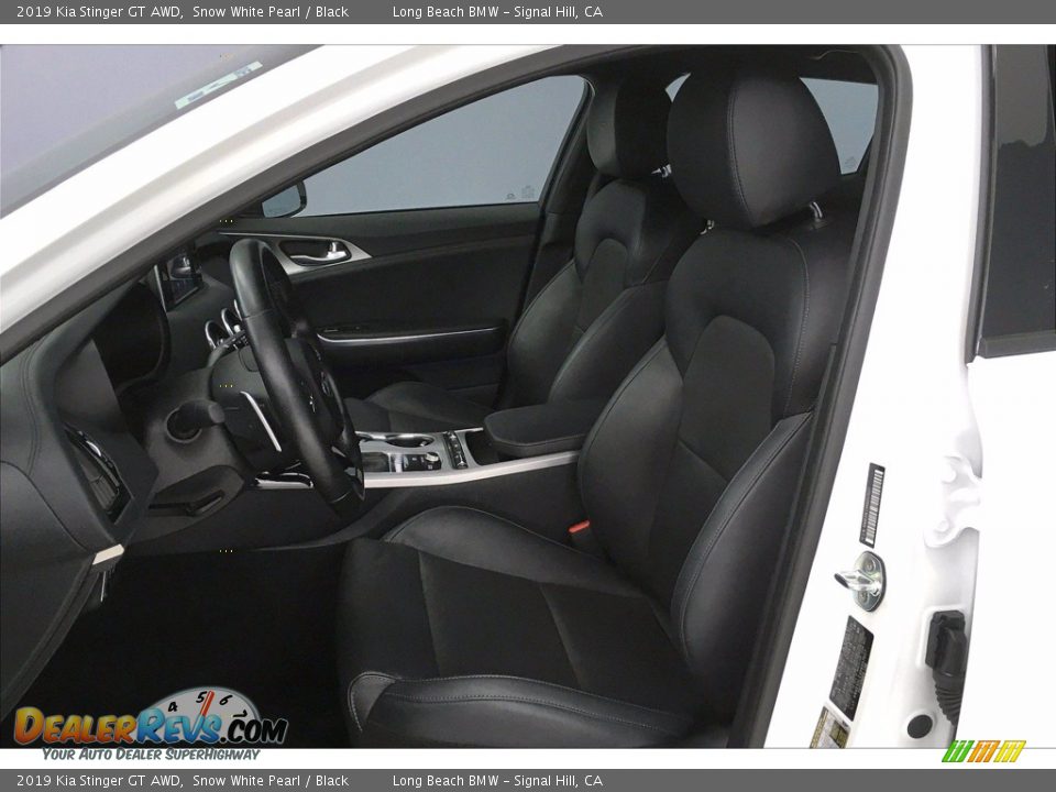 2019 Kia Stinger GT AWD Snow White Pearl / Black Photo #28