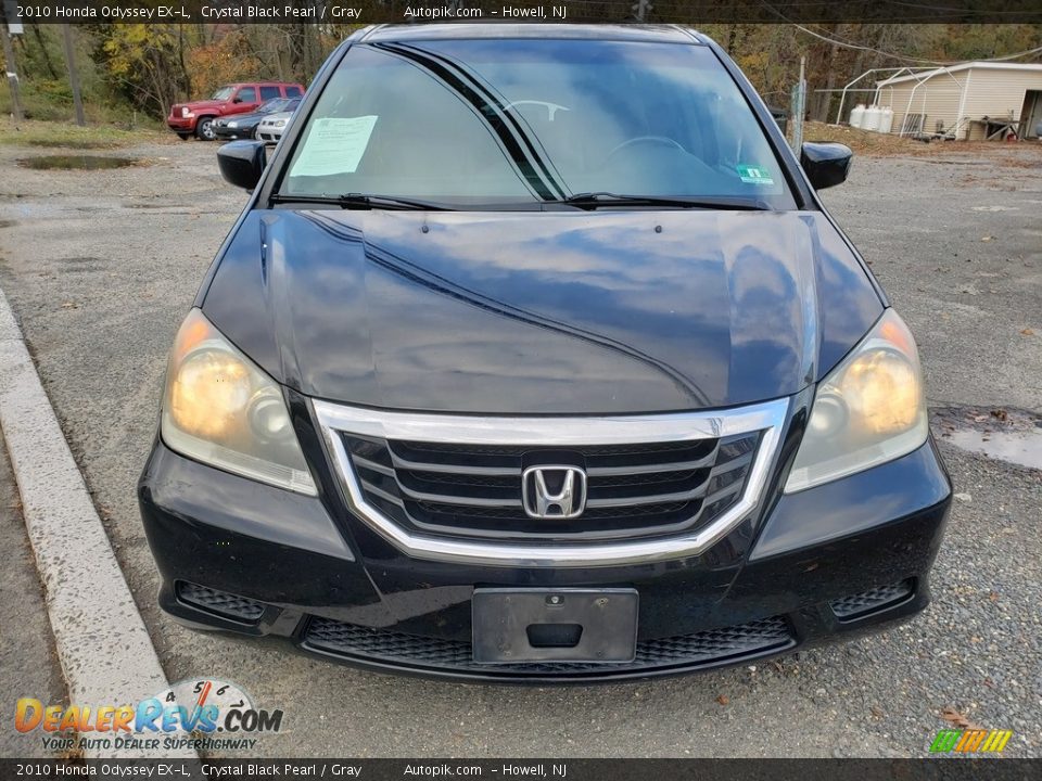 2010 Honda Odyssey EX-L Crystal Black Pearl / Gray Photo #2