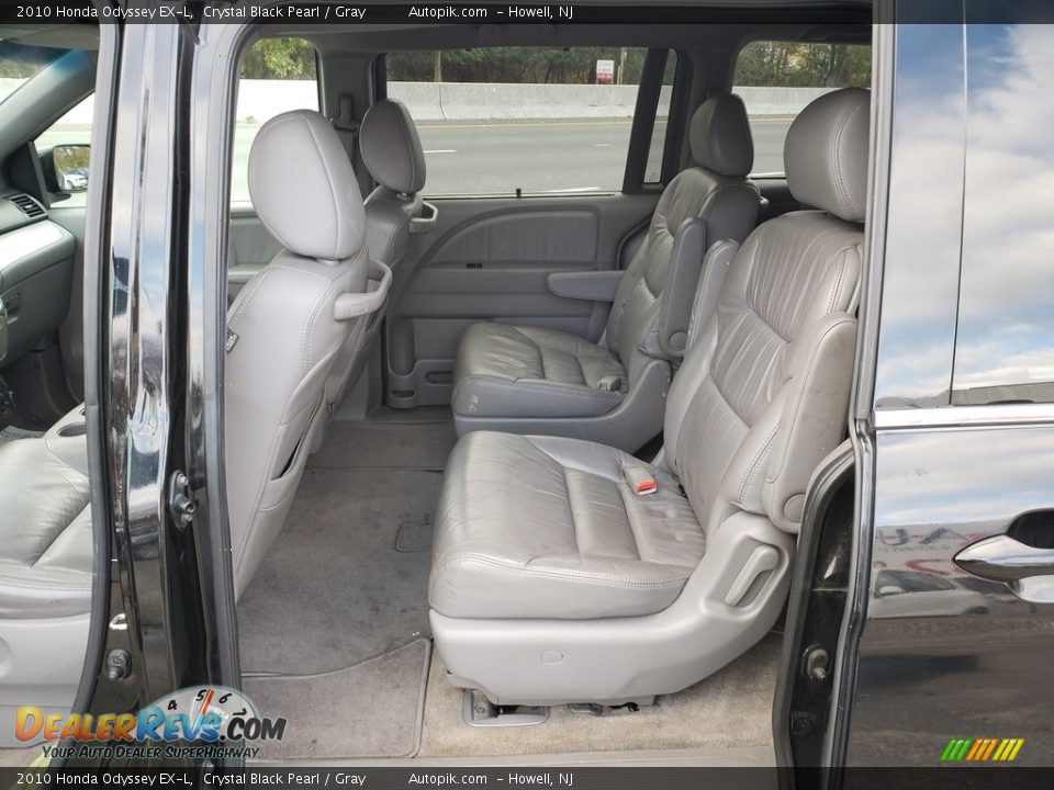 2010 Honda Odyssey EX-L Crystal Black Pearl / Gray Photo #10