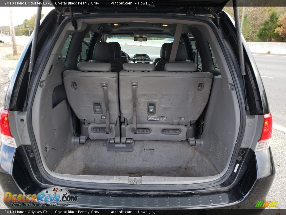 2010 Honda Odyssey EX-L Crystal Black Pearl / Gray Photo #12