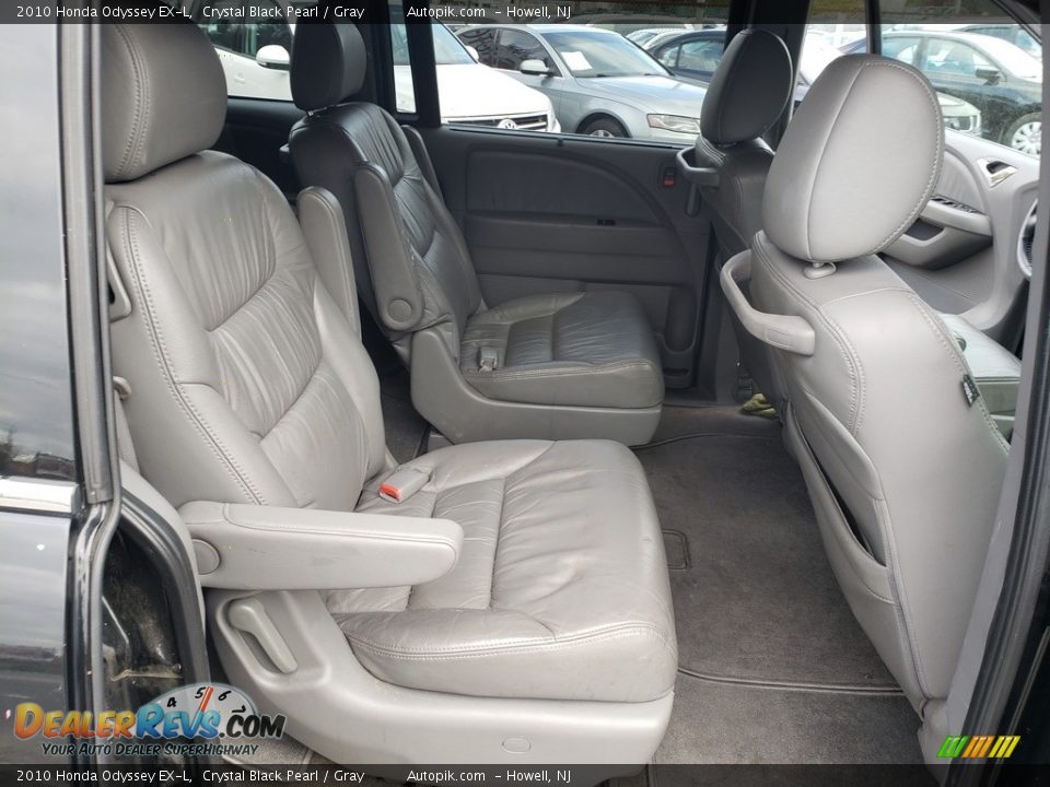 2010 Honda Odyssey EX-L Crystal Black Pearl / Gray Photo #14