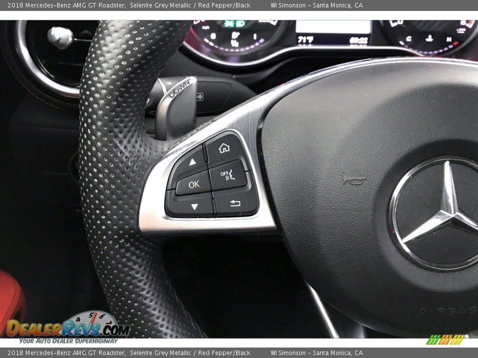 2018 Mercedes-Benz AMG GT Roadster Steering Wheel Photo #19