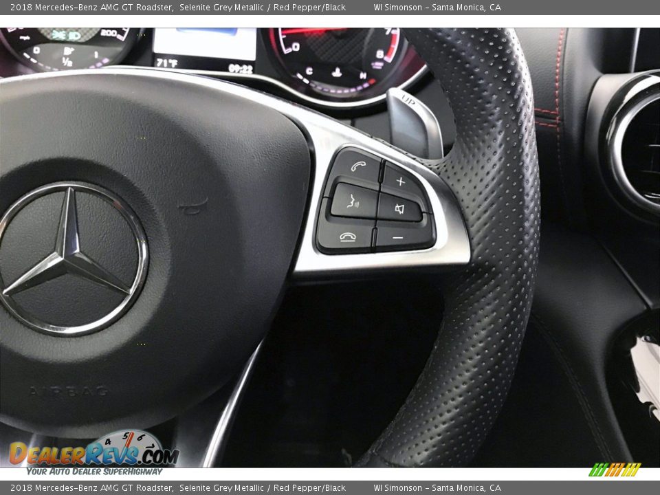 2018 Mercedes-Benz AMG GT Roadster Steering Wheel Photo #20
