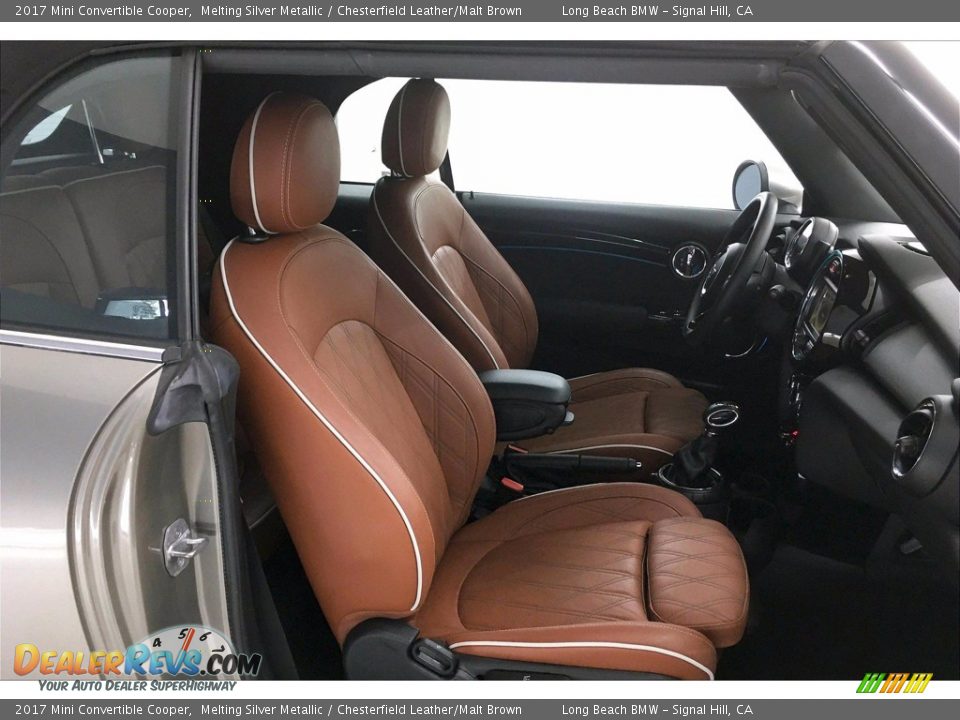 Chesterfield Leather/Malt Brown Interior - 2017 Mini Convertible Cooper Photo #6