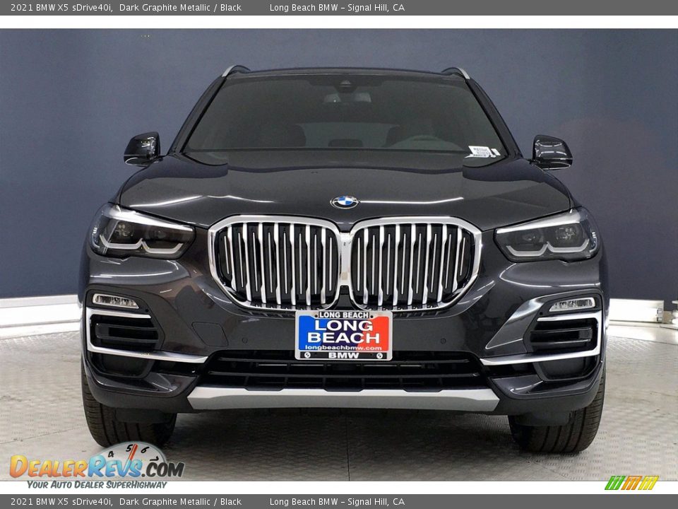 2021 BMW X5 sDrive40i Dark Graphite Metallic / Black Photo #2
