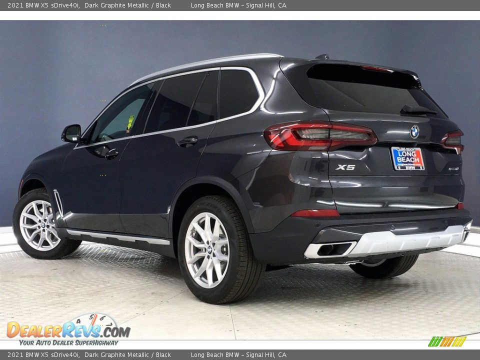 2021 BMW X5 sDrive40i Dark Graphite Metallic / Black Photo #3