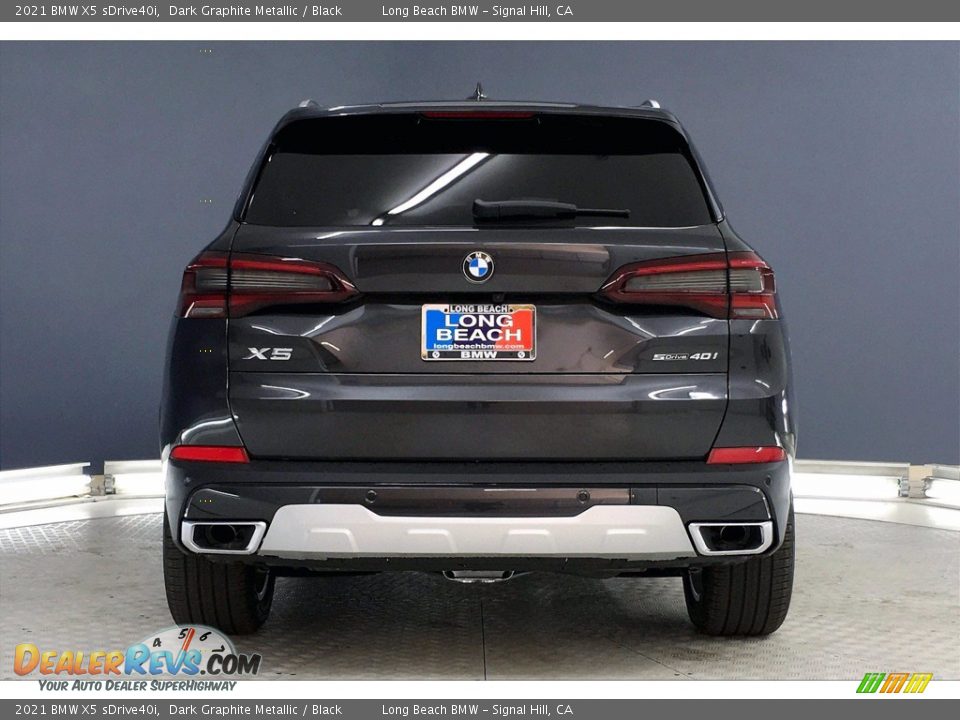 2021 BMW X5 sDrive40i Dark Graphite Metallic / Black Photo #4
