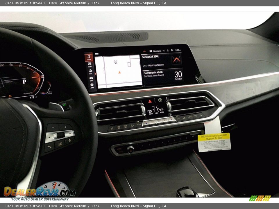 2021 BMW X5 sDrive40i Dark Graphite Metallic / Black Photo #6