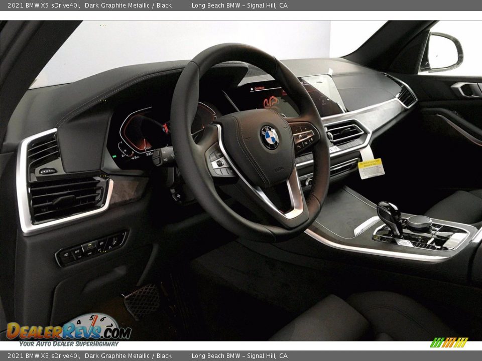 2021 BMW X5 sDrive40i Dark Graphite Metallic / Black Photo #7
