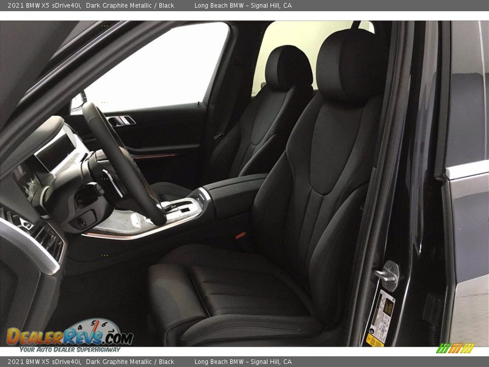 2021 BMW X5 sDrive40i Dark Graphite Metallic / Black Photo #9