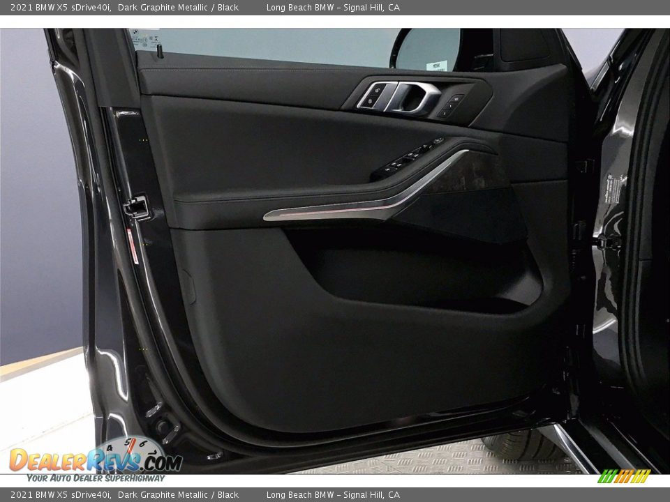 2021 BMW X5 sDrive40i Dark Graphite Metallic / Black Photo #13