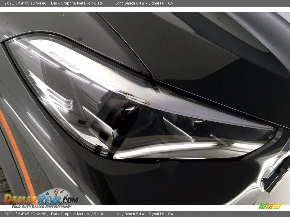 2021 BMW X5 sDrive40i Dark Graphite Metallic / Black Photo #14