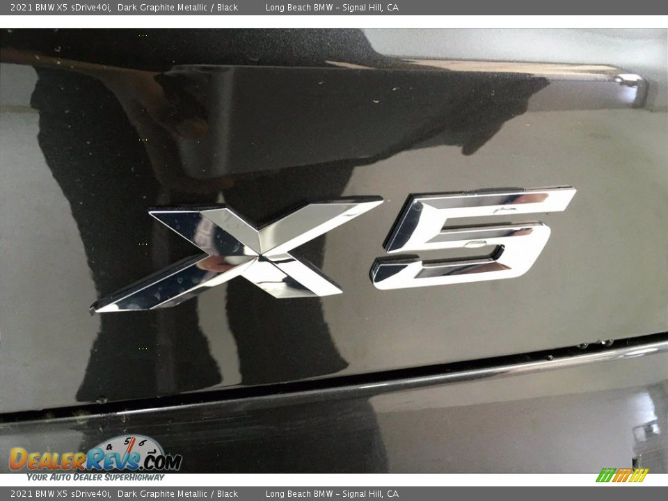 2021 BMW X5 sDrive40i Dark Graphite Metallic / Black Photo #16