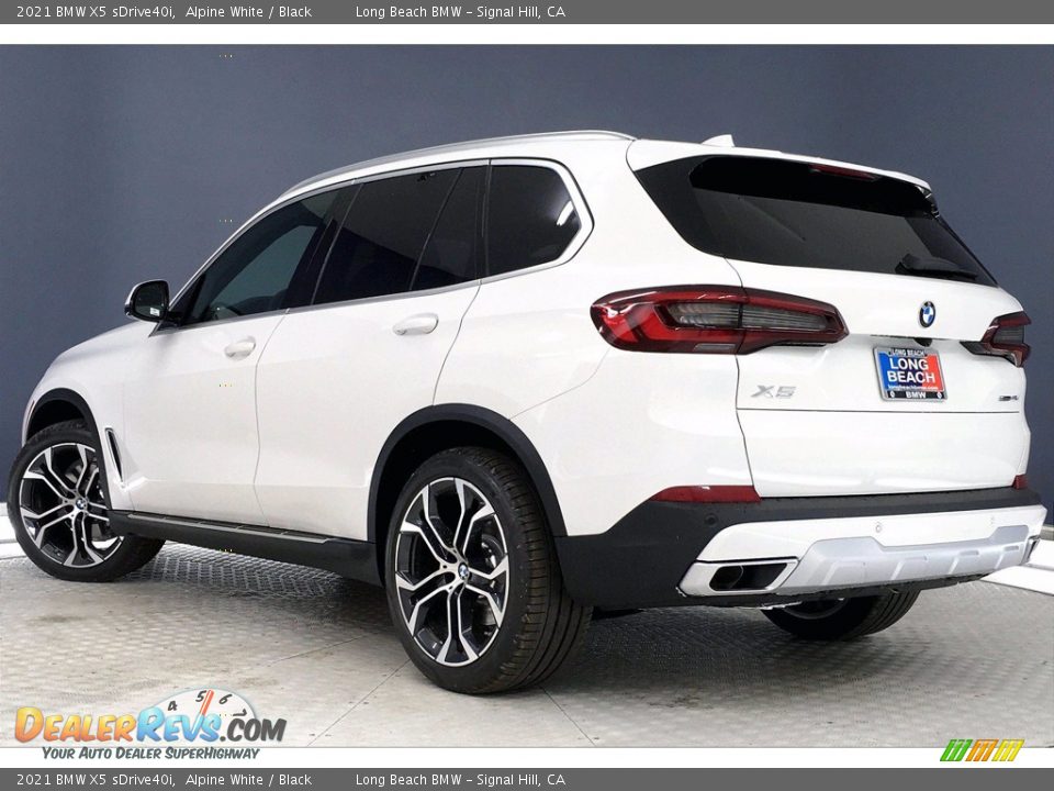 2021 BMW X5 sDrive40i Alpine White / Black Photo #3