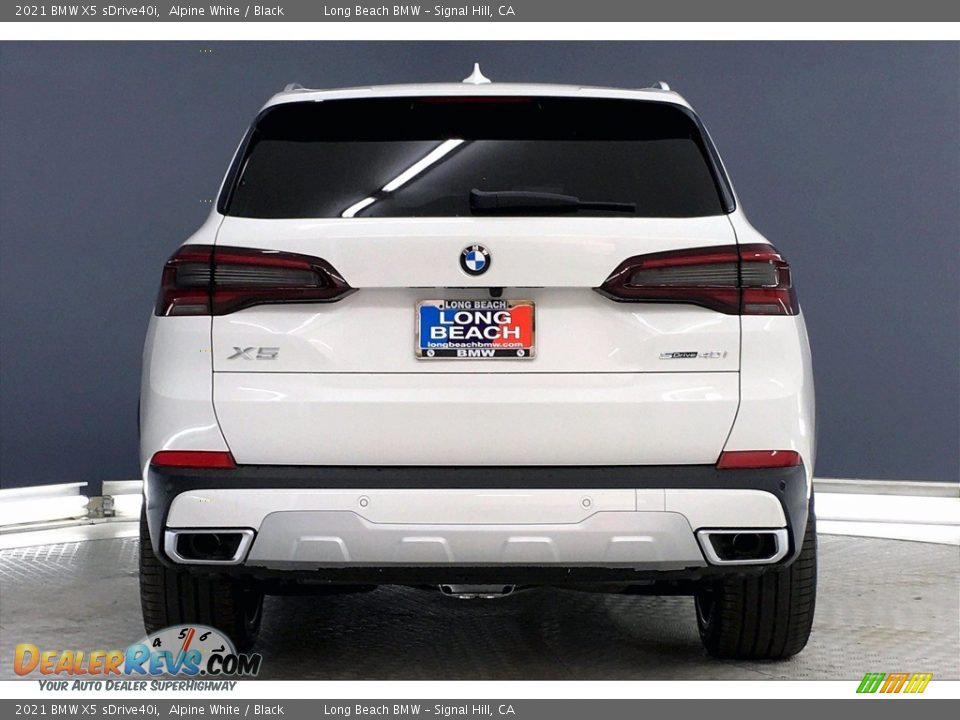 2021 BMW X5 sDrive40i Alpine White / Black Photo #4