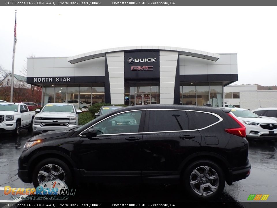 2017 Honda CR-V EX-L AWD Crystal Black Pearl / Black Photo #1