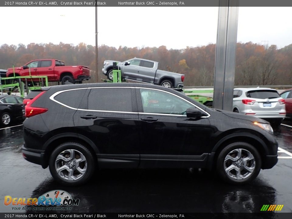 2017 Honda CR-V EX-L AWD Crystal Black Pearl / Black Photo #5