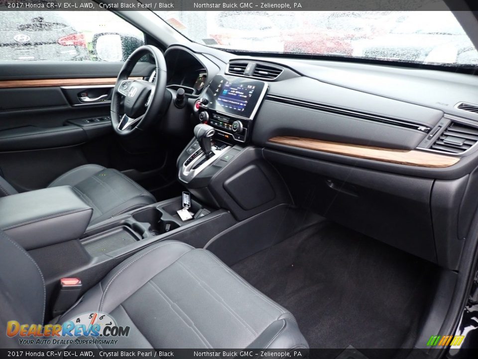 2017 Honda CR-V EX-L AWD Crystal Black Pearl / Black Photo #6